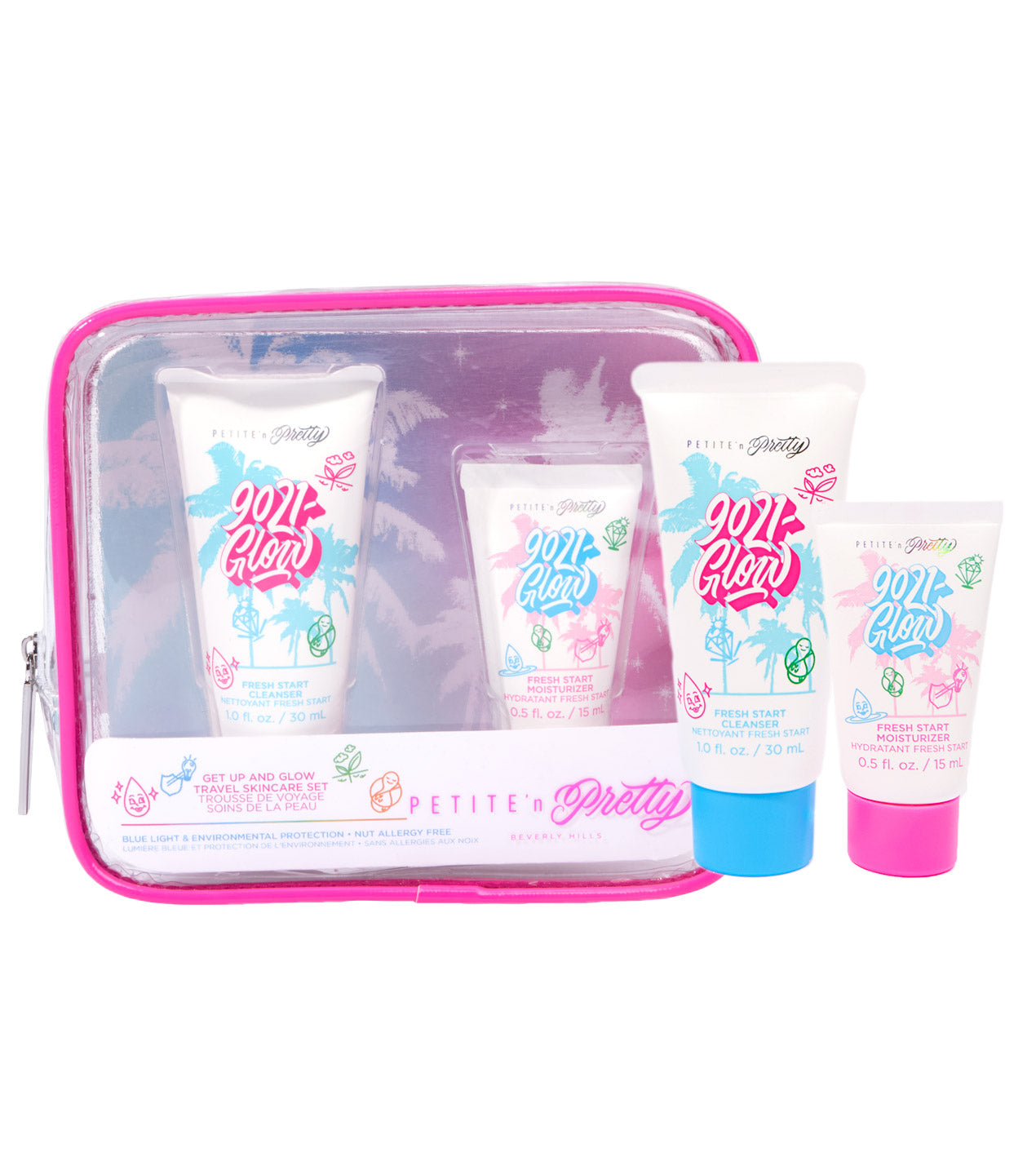 Get Up and Glow Travel Skincare Set